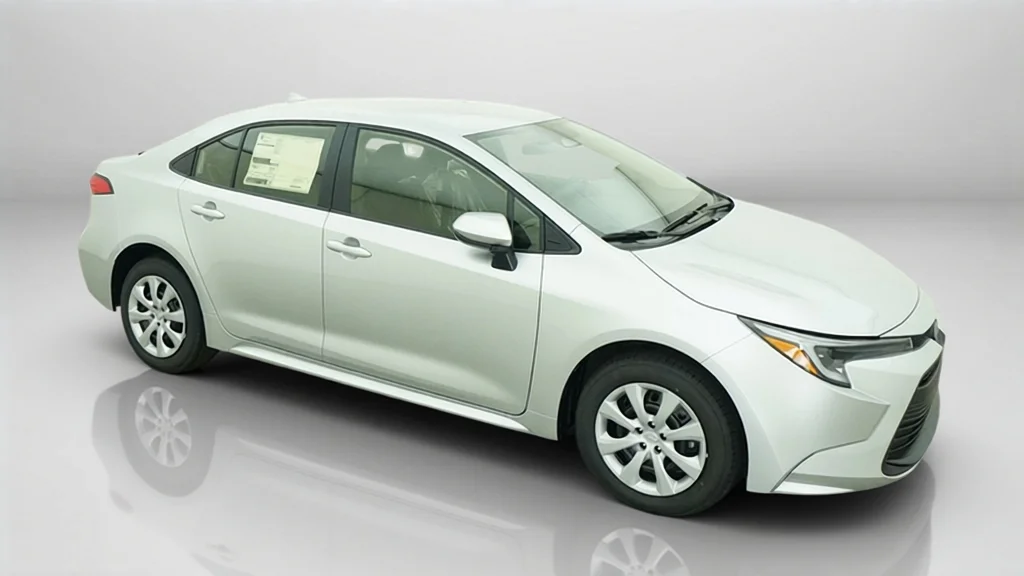 New 2027 Classic Silver Metallic Toyota Hybrid LE image 6