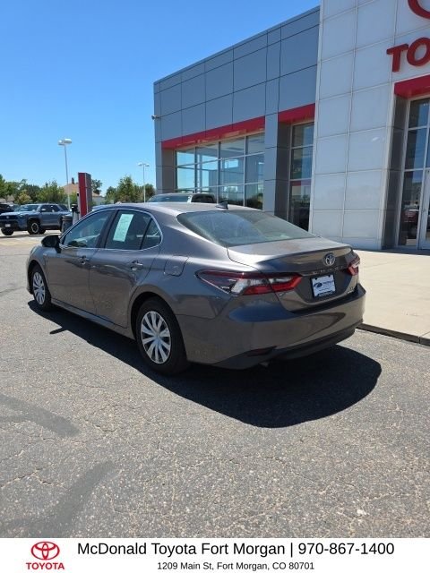 Used 2021 Gray Toyota LE image 3