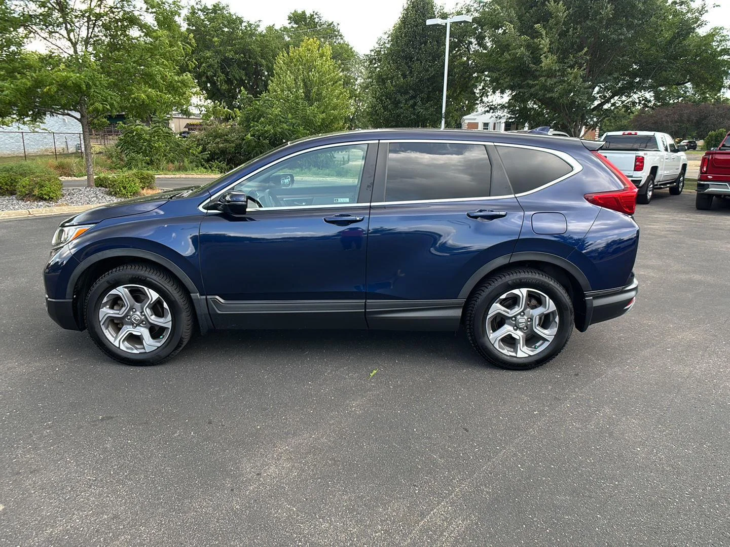 Used 2018 Obsidian Blue Pearl Honda EX image 13