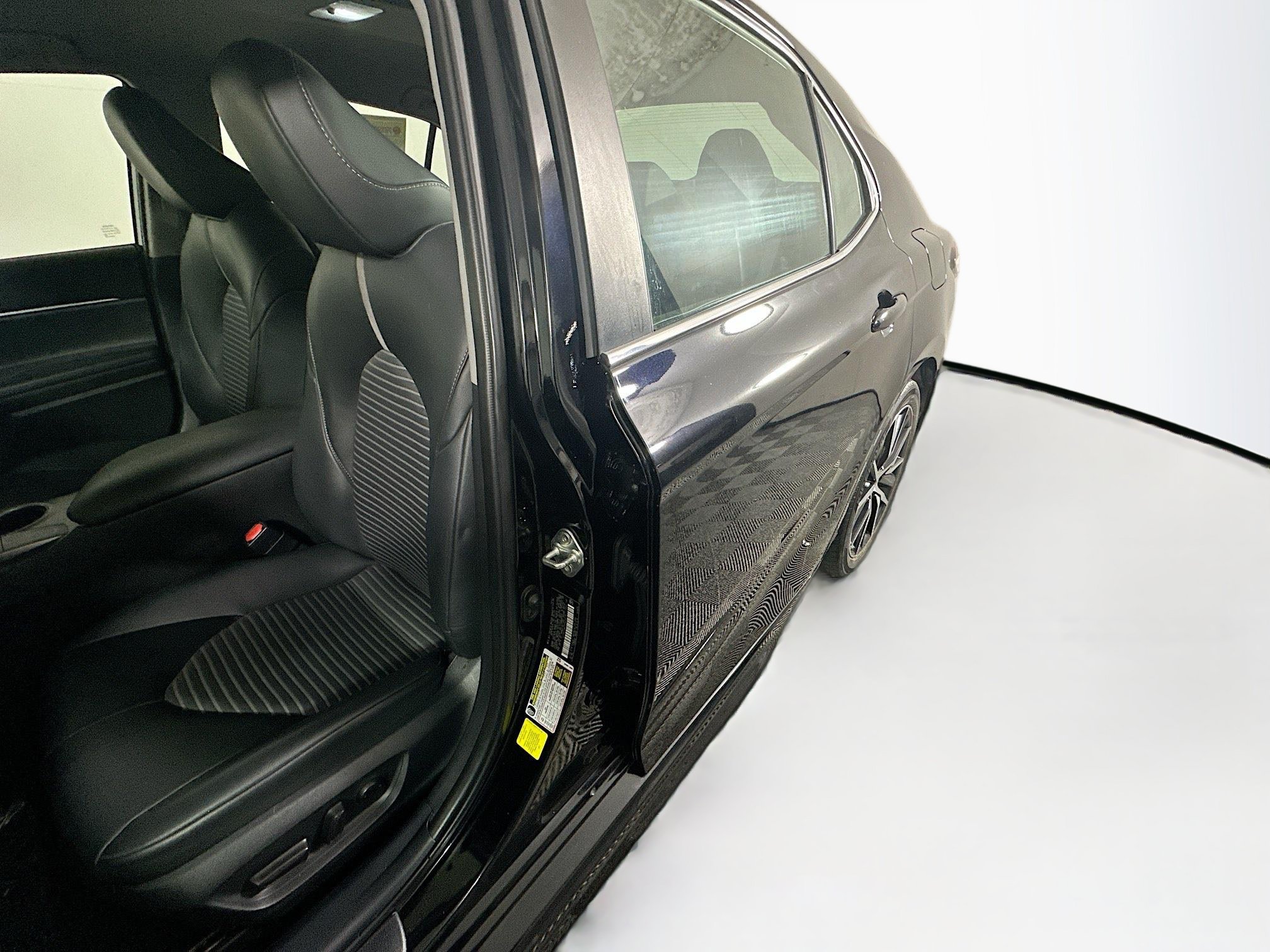 Used 2023 Midnight Black Metallic Toyota SE image 12