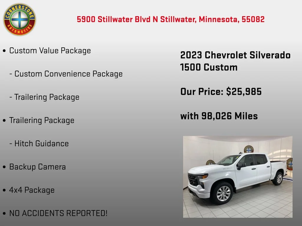 Used 2023 White Chevrolet Custom image 25