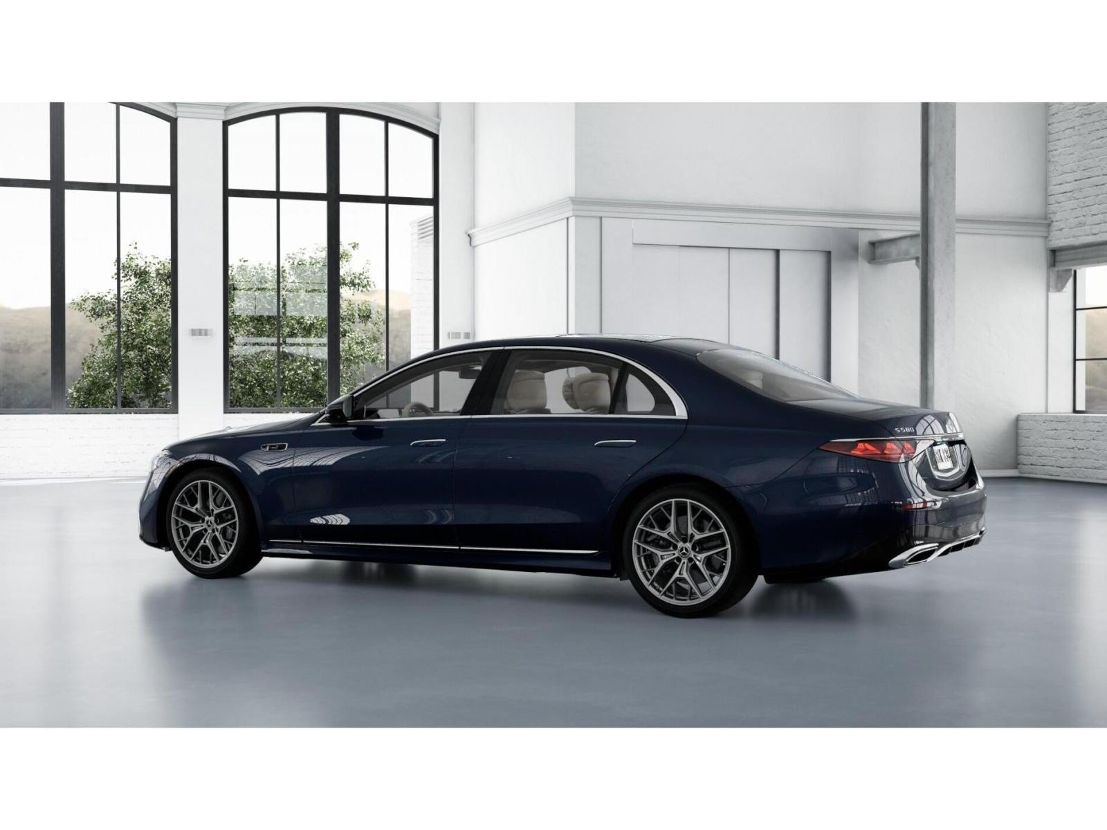New 2027 Nautical Blue Metallic Mercedes-Benz S 580 4D Sedan 4MATIC® image 32