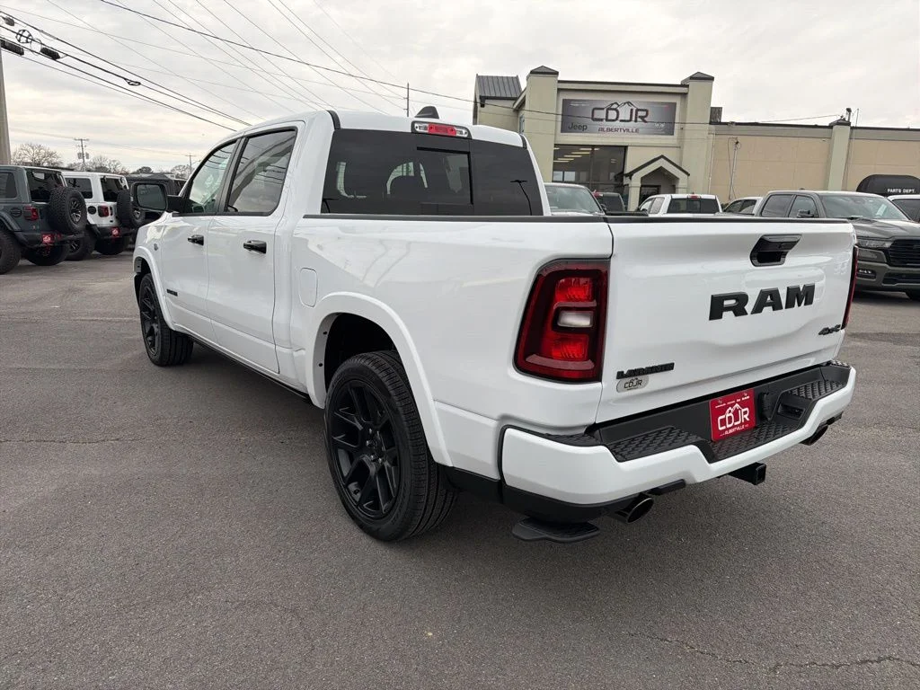New 2026 Bright White Clear-Coat Exterior Paint RAM Laramie image 4