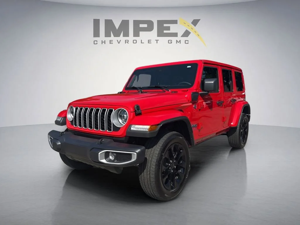 Used 2025 Red Jeep Sahara image 1