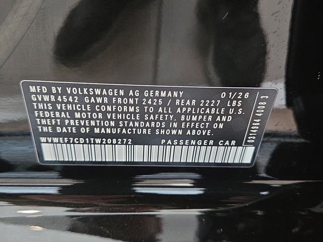 New 2026 Mythos Black Metallic Volkswagen 2.0T image 5
