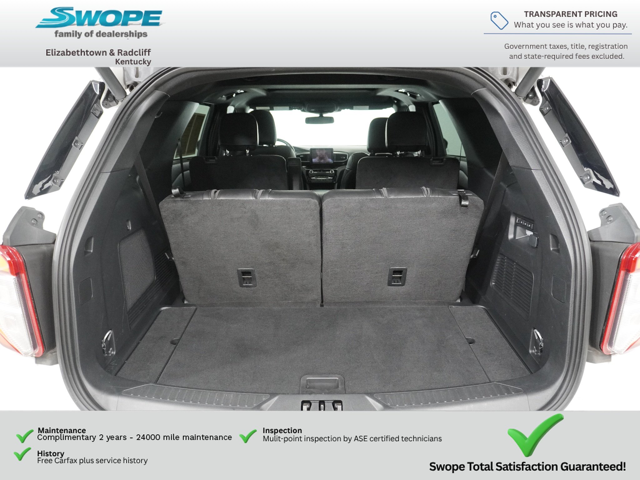 Used 2023 Star White Metallic Tri-Coat Ford ST image 9