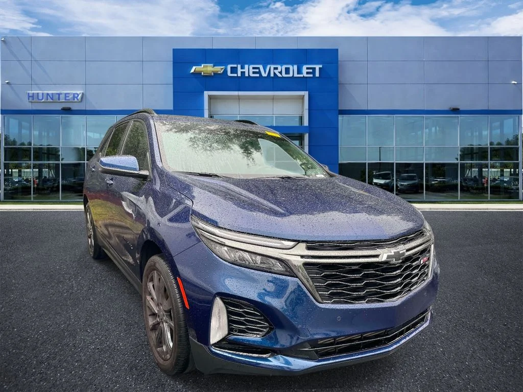 Used 2023 Blue Glow Metallic Chevrolet RS image 1