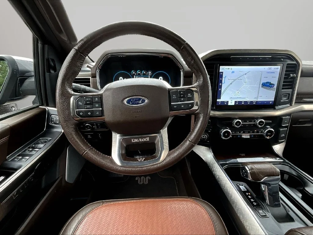 Used 2022 Blue Ford King Ranch image 11