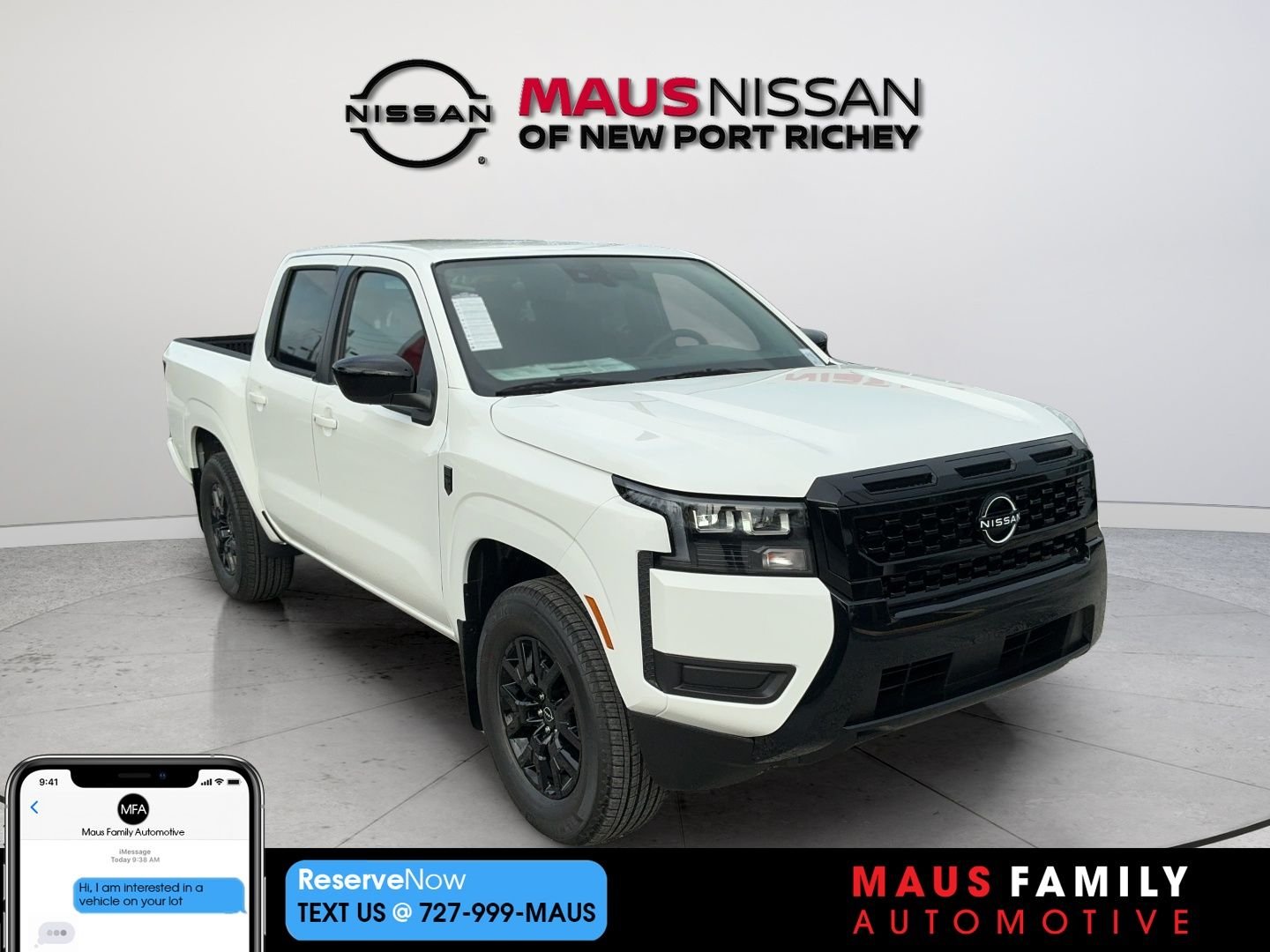 New 2026 White Nissan SV image 1