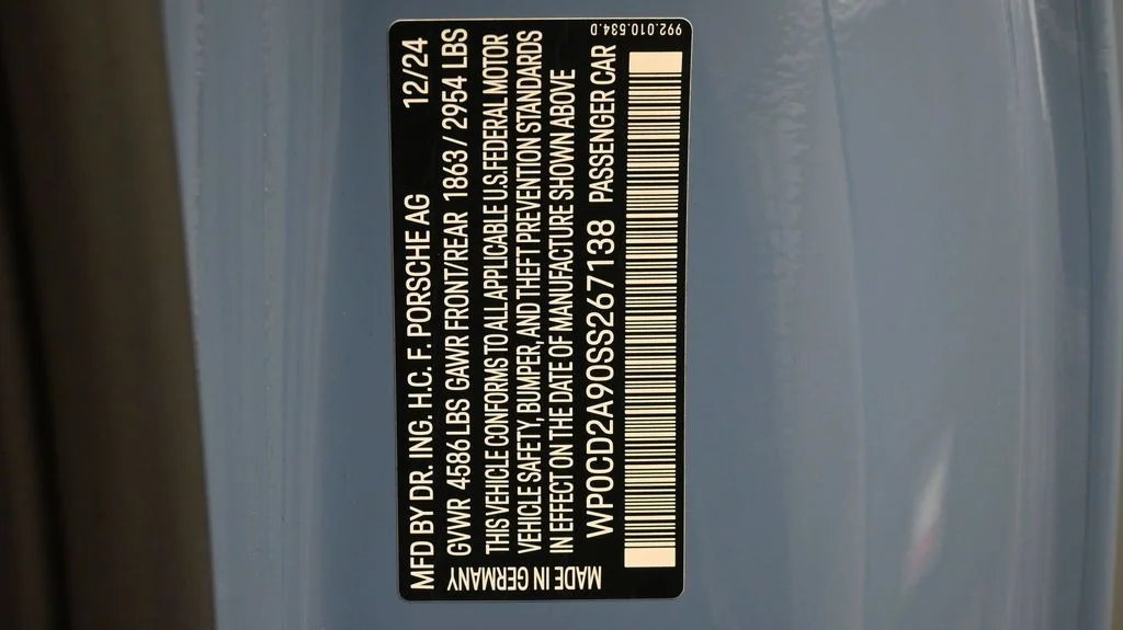 Used 2025 Blue Porsche Turbo image 24