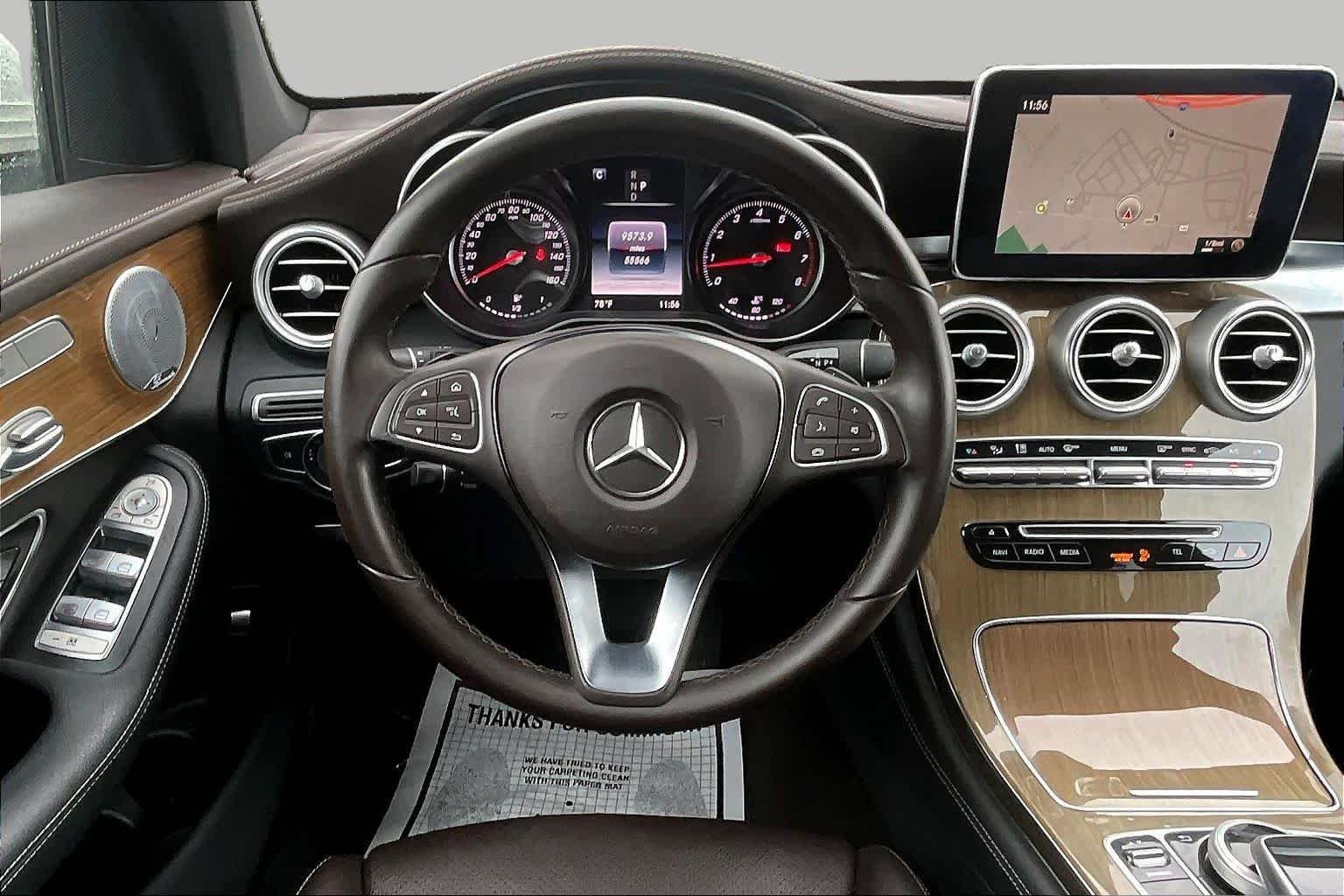 Used 2017 designo Diamond White Metallic Mercedes-Benz GLC 300 image 6
