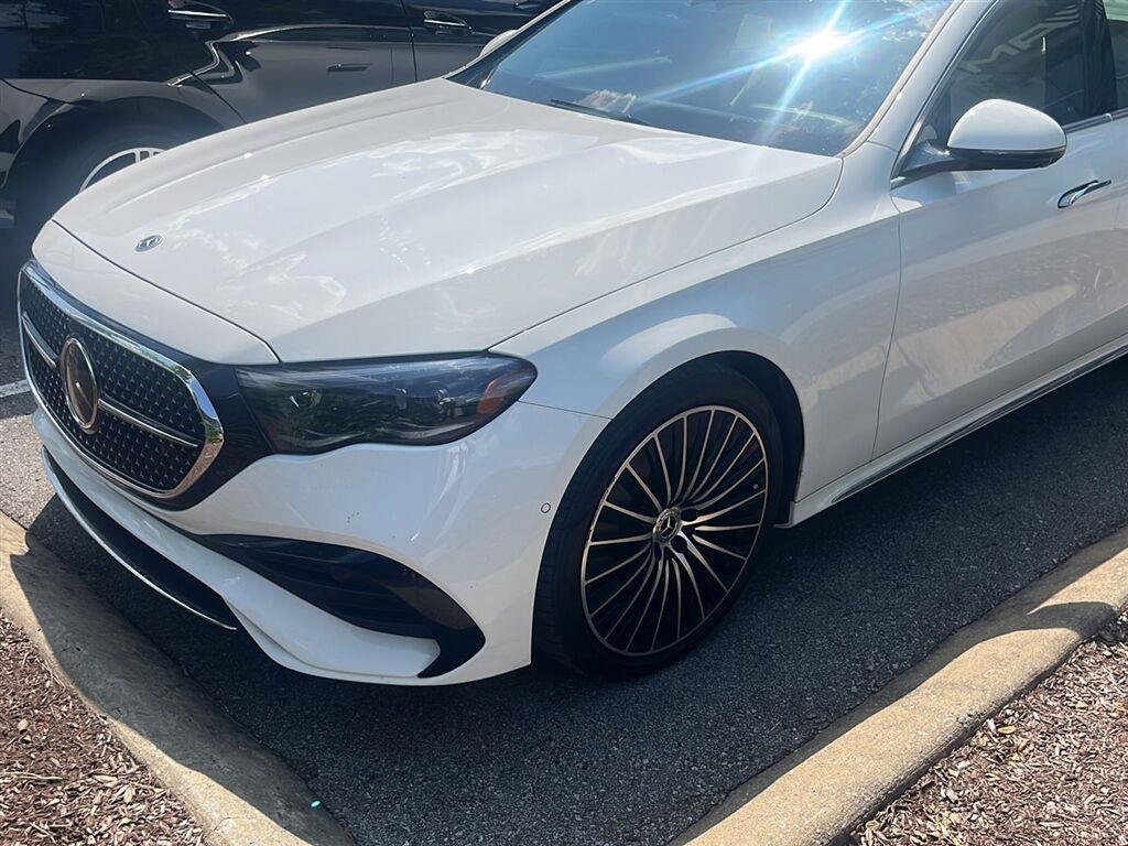 Certified Used 2024 Polar White Mercedes-Benz E 350 image 2