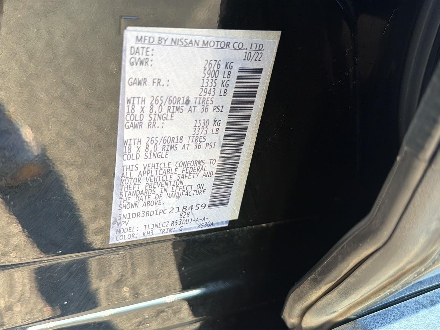Used 2023 Super Black Nissan Rock Creek image 41