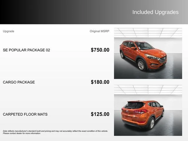 Used 2017 Orange Hyundai SE image 4