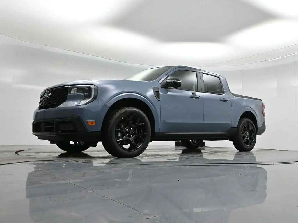 New 2026 Azure Gray Metallic Tri-Coat Ford Lariat image 44