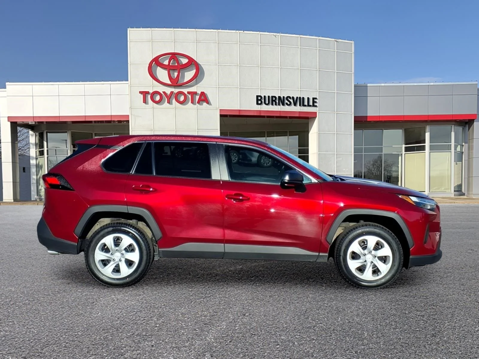 Certified 2025 Toyota RAV4 LE with VIN 2T3F1RFV3SW517967 for sale in Burnsville, Minnesota