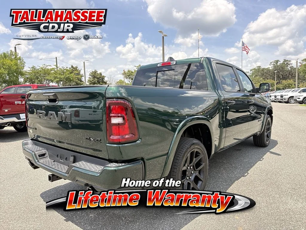 New 2026 Serrano-Green Metallic Exterior Paint RAM Laramie image 3