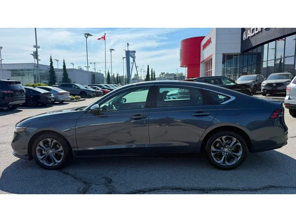 Certified Used 2023 Meteoroid Grey Metallic Honda EX CVT Certified Pre-Owned   Local BC   Neat Condi image 2