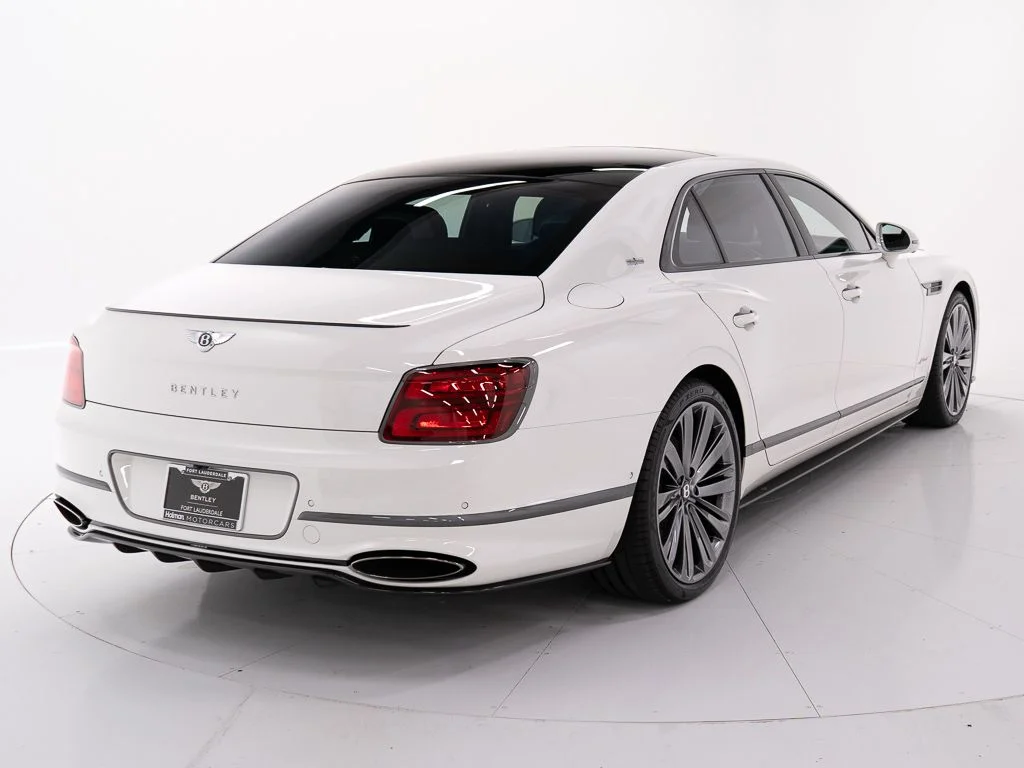 Used 2025 Glacier White Bentley Speed First Edition image 5
