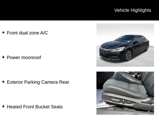 Used 2016 Black Honda EX-L image 7