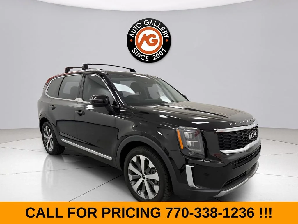 Used 2022 Black Kia EX image 1