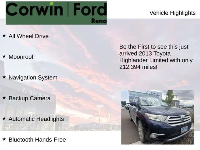 Used 2013 Nautical Blue Metallic Toyota Limited image 4