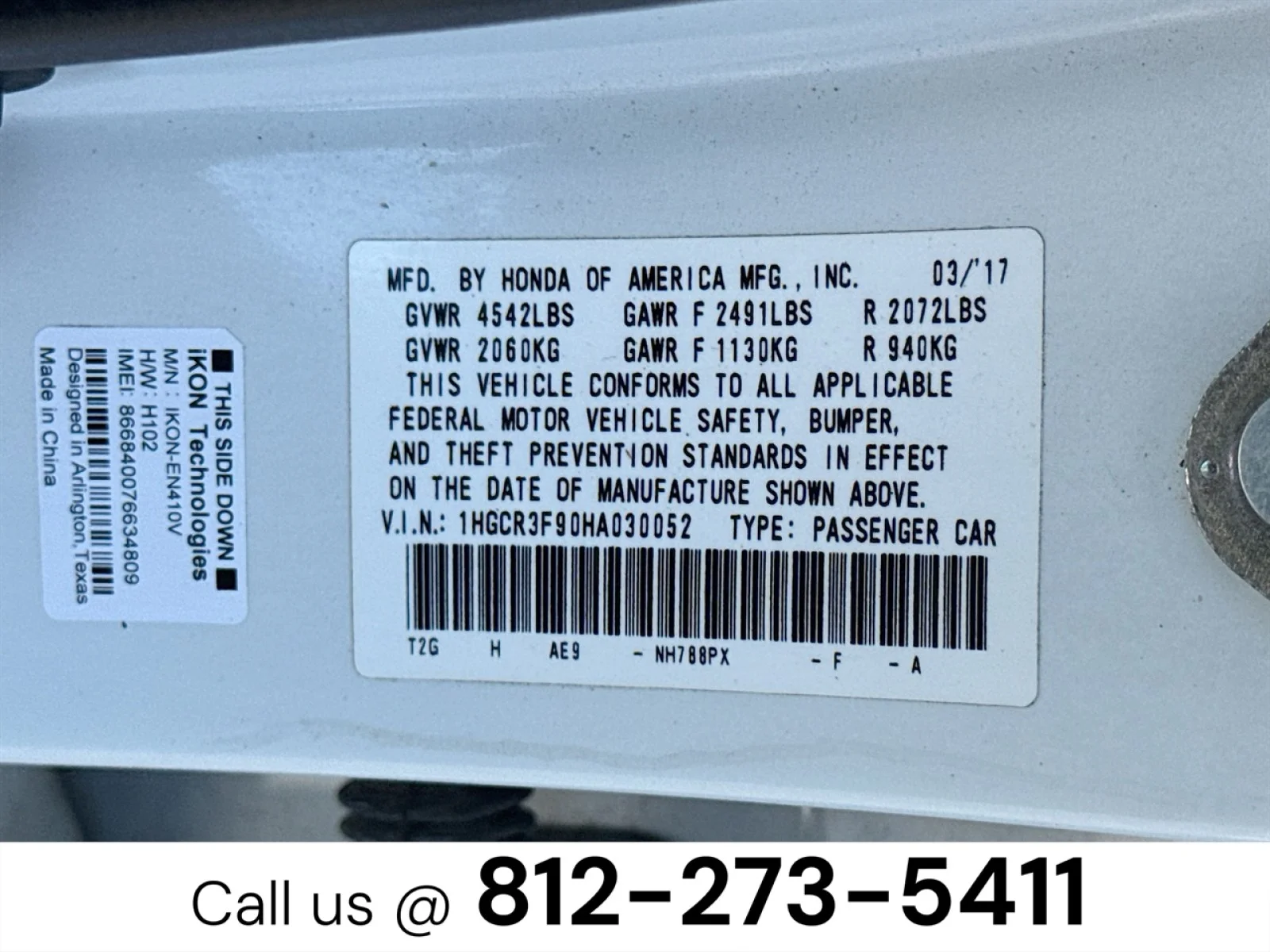 Used 2017 White Honda Touring image 33