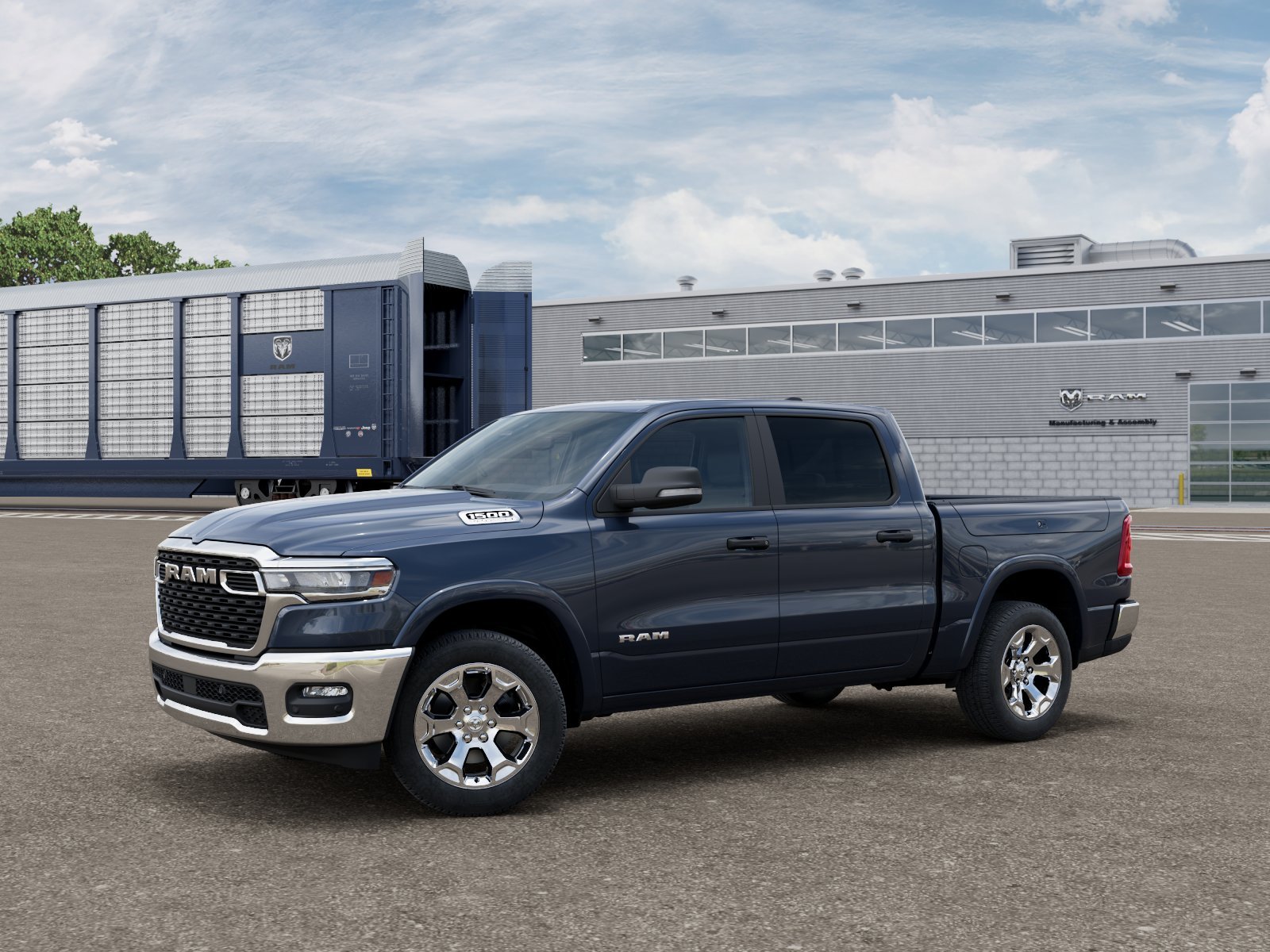 New 2026 Forged Blue Metallic RAM Big Horn/Lone Star image 2