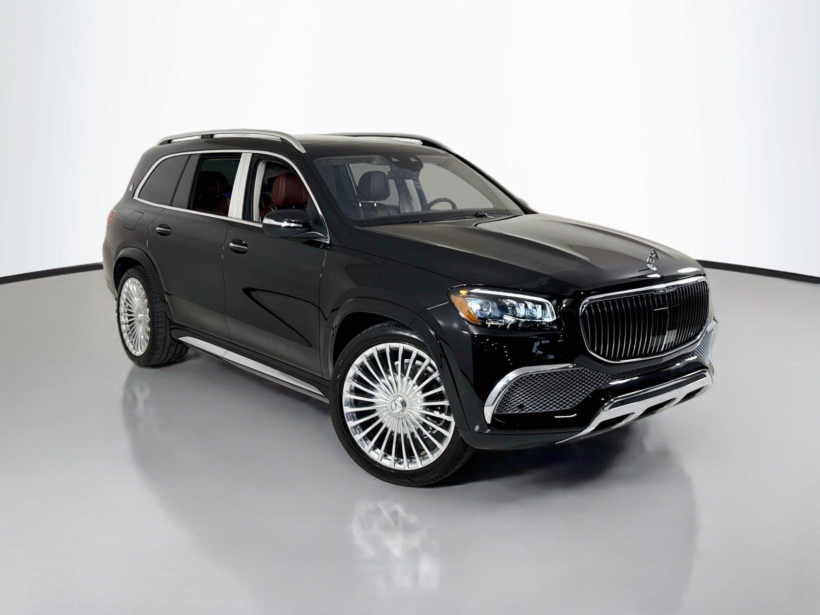 Used 2021 Obsidian Black Metallic Mercedes-Benz Maybach GLS 600 | One Owner | Executive Seating image 42