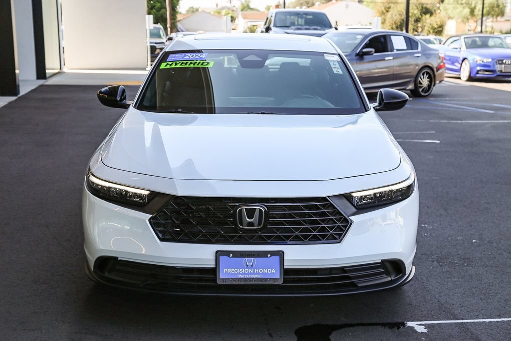 Certified Used 2024 Platinum White Pearl Honda HYBRID SPORT image 30