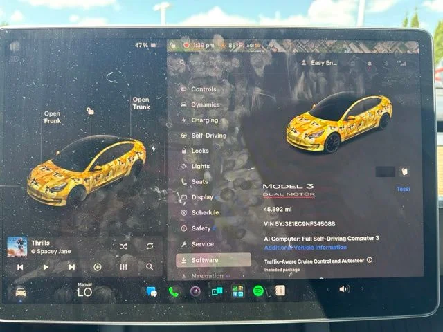 Used 2022 Gray Tesla Performance image 14