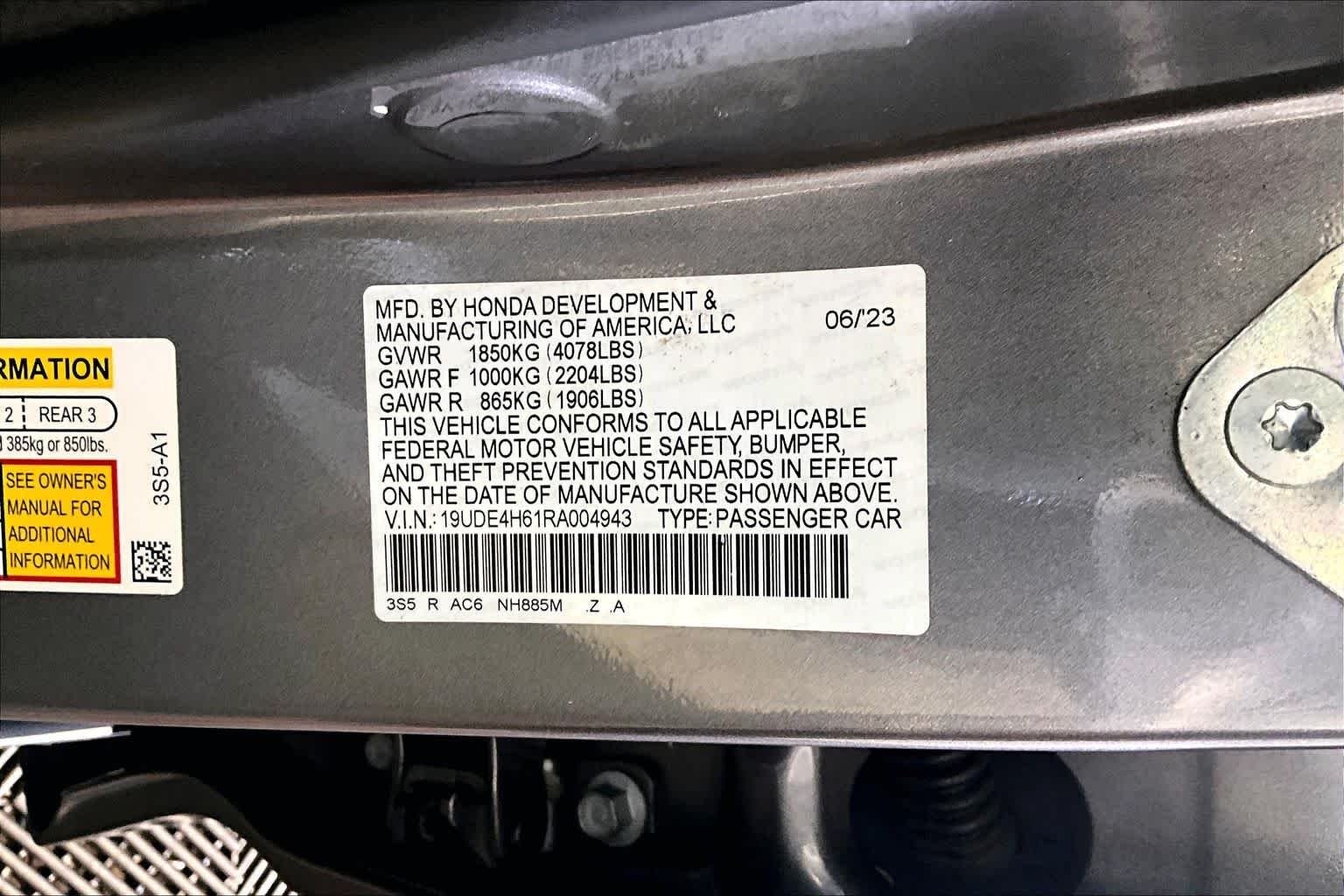 Certified Used 2024 Liquid Carbon Metallic Acura With A-Spec Technology Package image 34