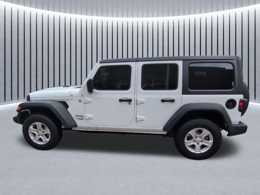 Used 2020 White Jeep Unlimited Sport S image 6