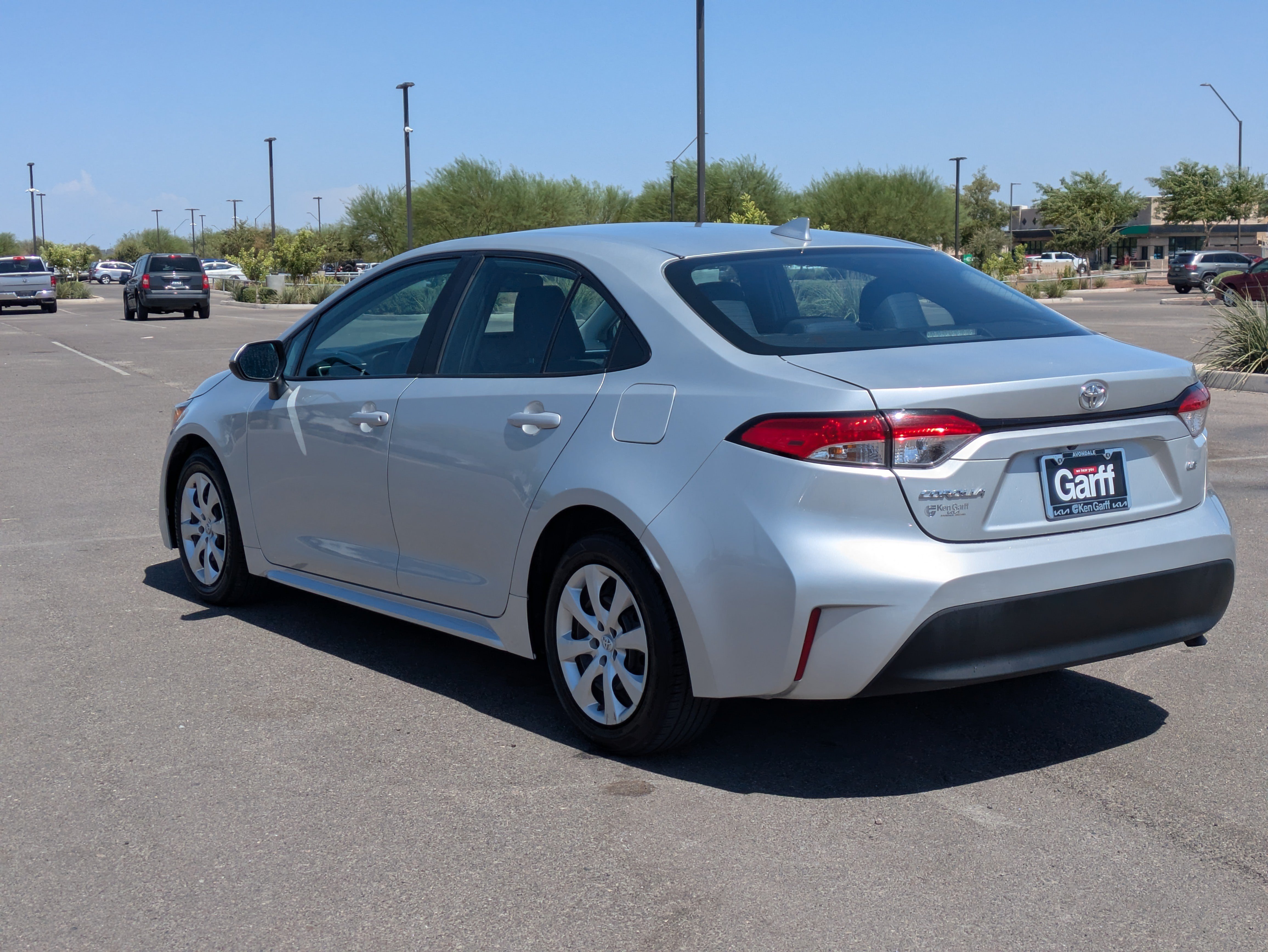 Used 2024 Classic Silver Metallic Toyota LE image 3