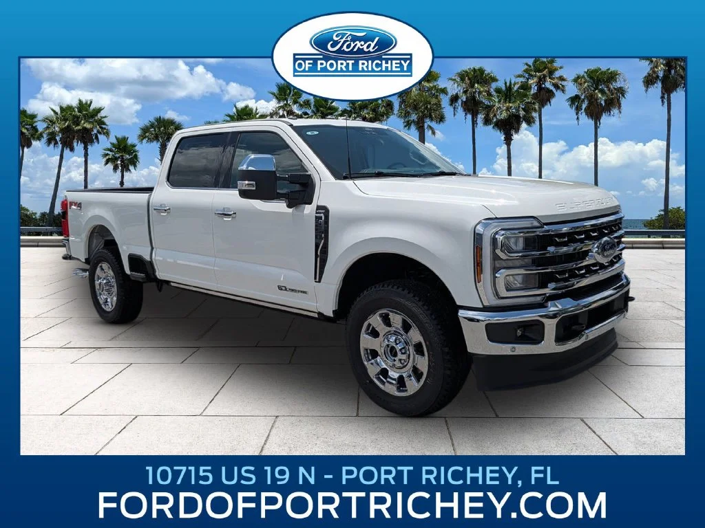 New 2026 Star White Metallic Tri-Coat Ford F-250® Lariat® image 1