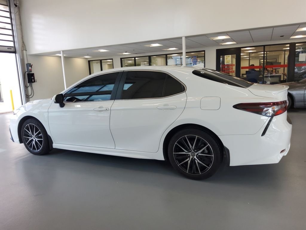 Used 2021 White Toyota SE image 28