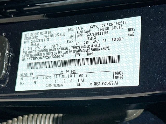 Used 2025 Blue Ford XLT image 31