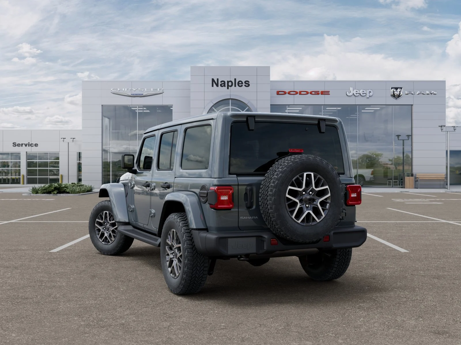 New 2026 Anvil Clear-Coat Exterior Paint Jeep Sahara image 3