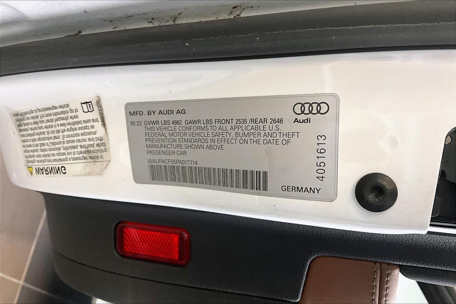 Used 2023 Glacier White Metallic Audi S line Premium Plus image 34