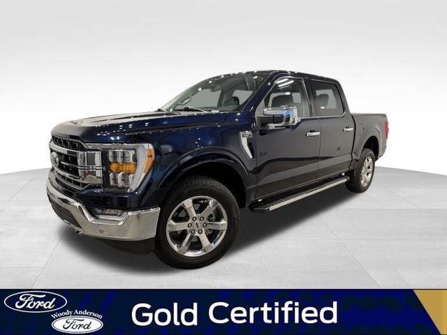 Certified Used 2023 Blue Metallic Ford Lariat image 1