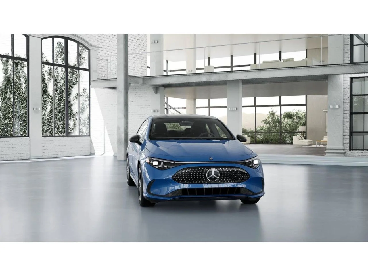 New 2027 Sky Blue Metallic Mercedes-Benz CLA 250+ image 8