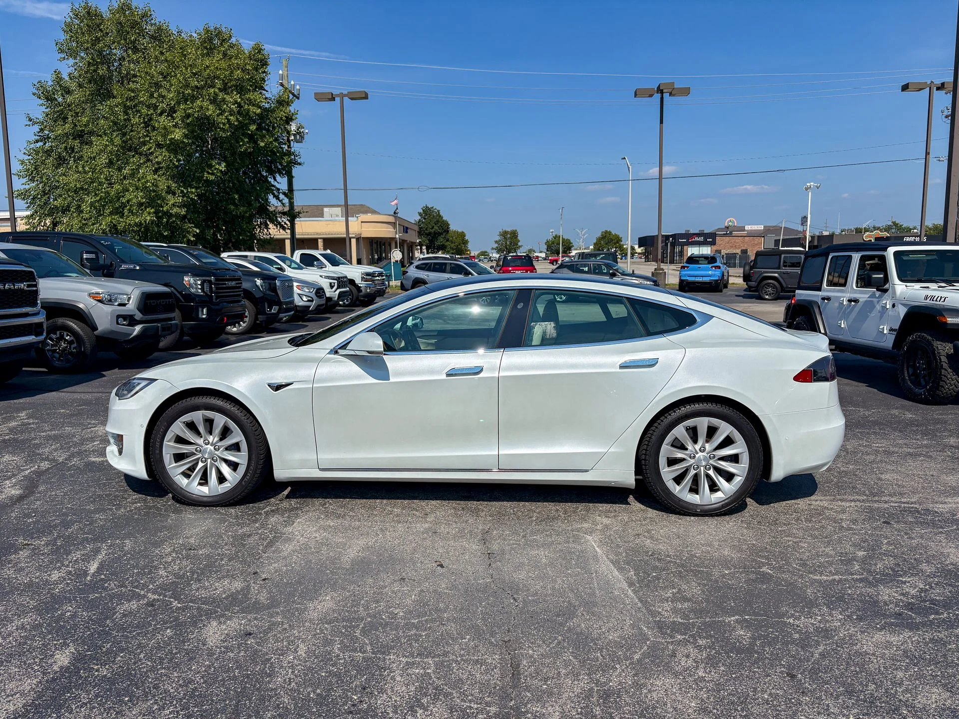 Used 2020 White Tesla Long Range Plus image 5