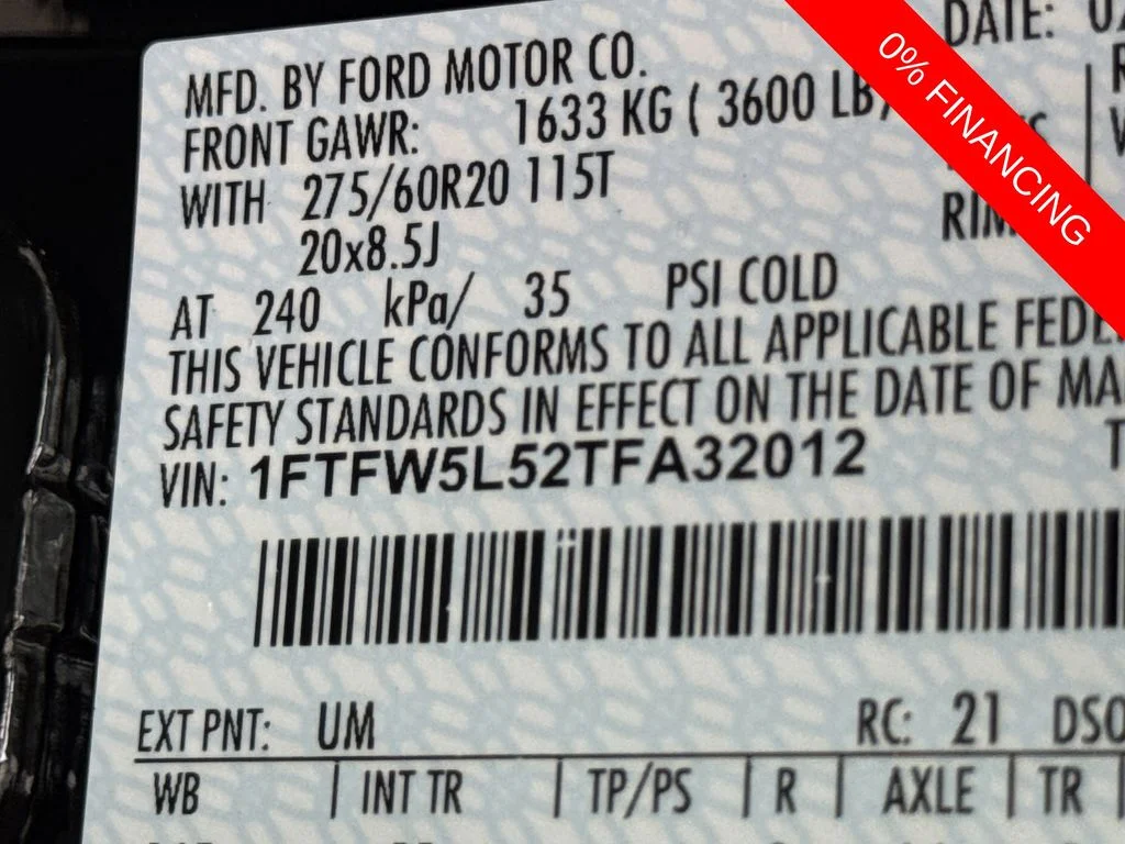 New 2026 Agate Black Metallic Ford Lariat image 33