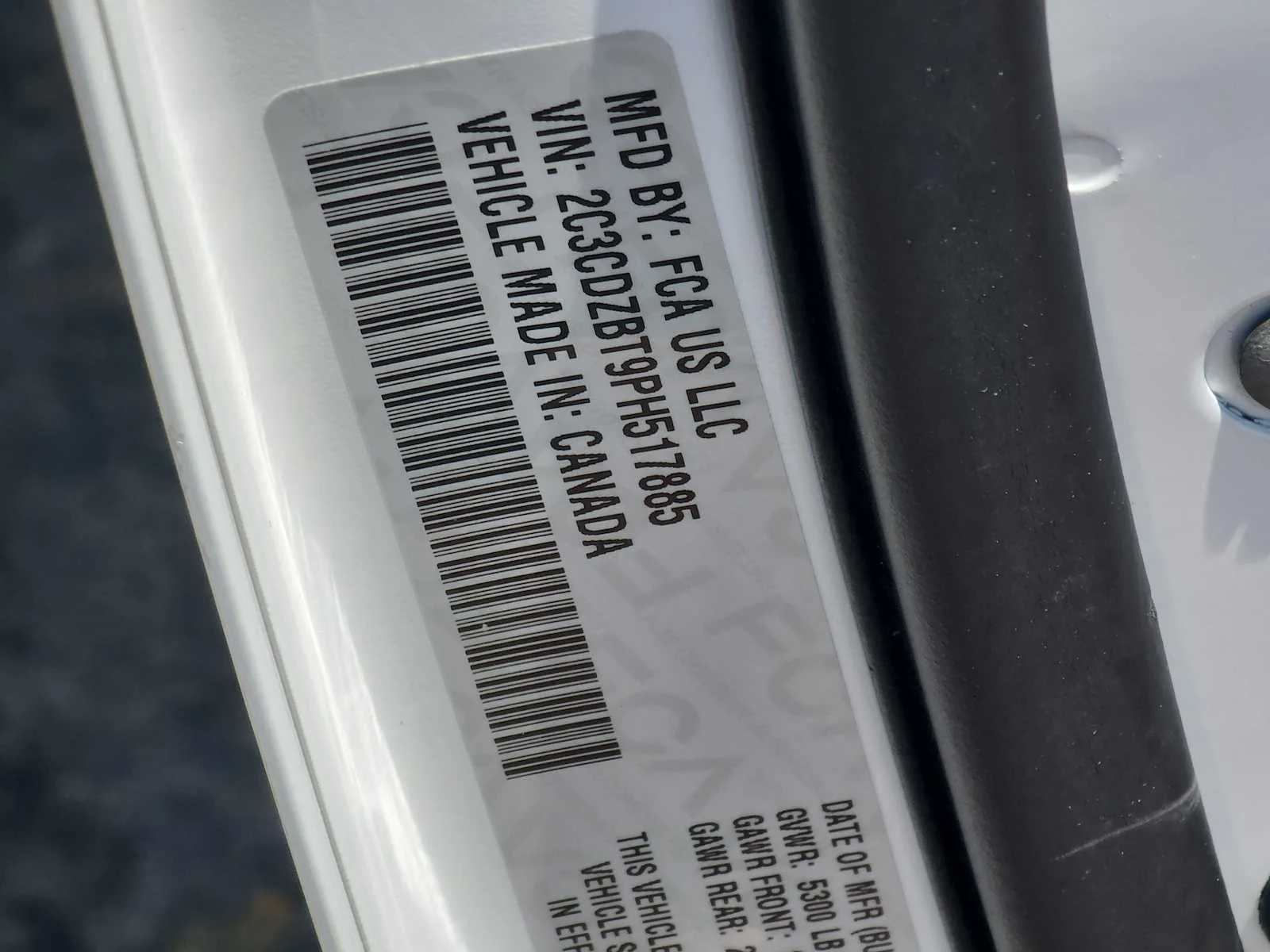 Used 2023 White Knuckle Clearcoat Dodge R/T image 25