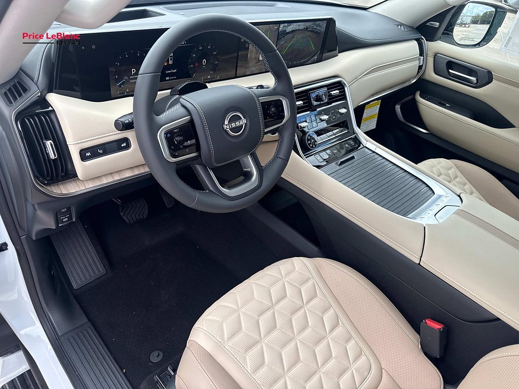 New 2026 Everest White TriCoat / Super Black Two-tone Nissan Platinum Reserve image 11