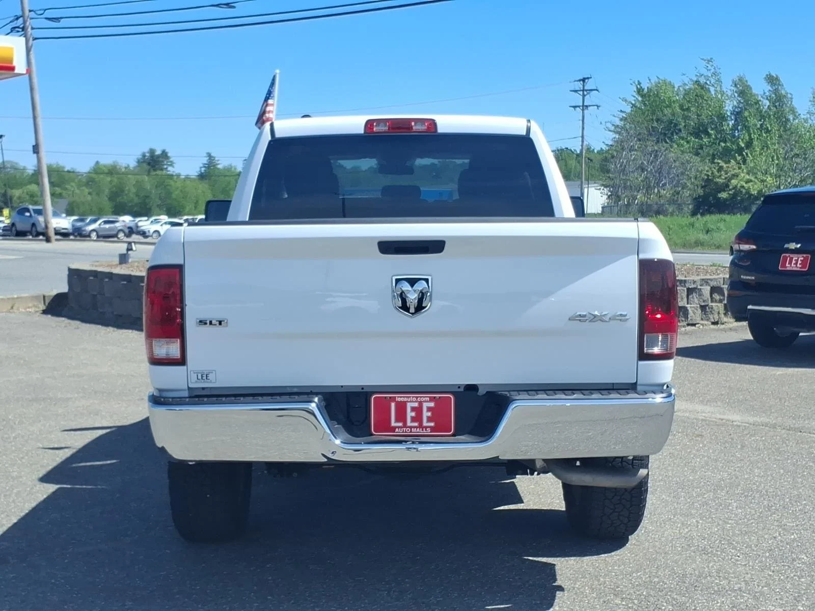 Used 2024 Bright White Clearcoat Ram SLT image 6