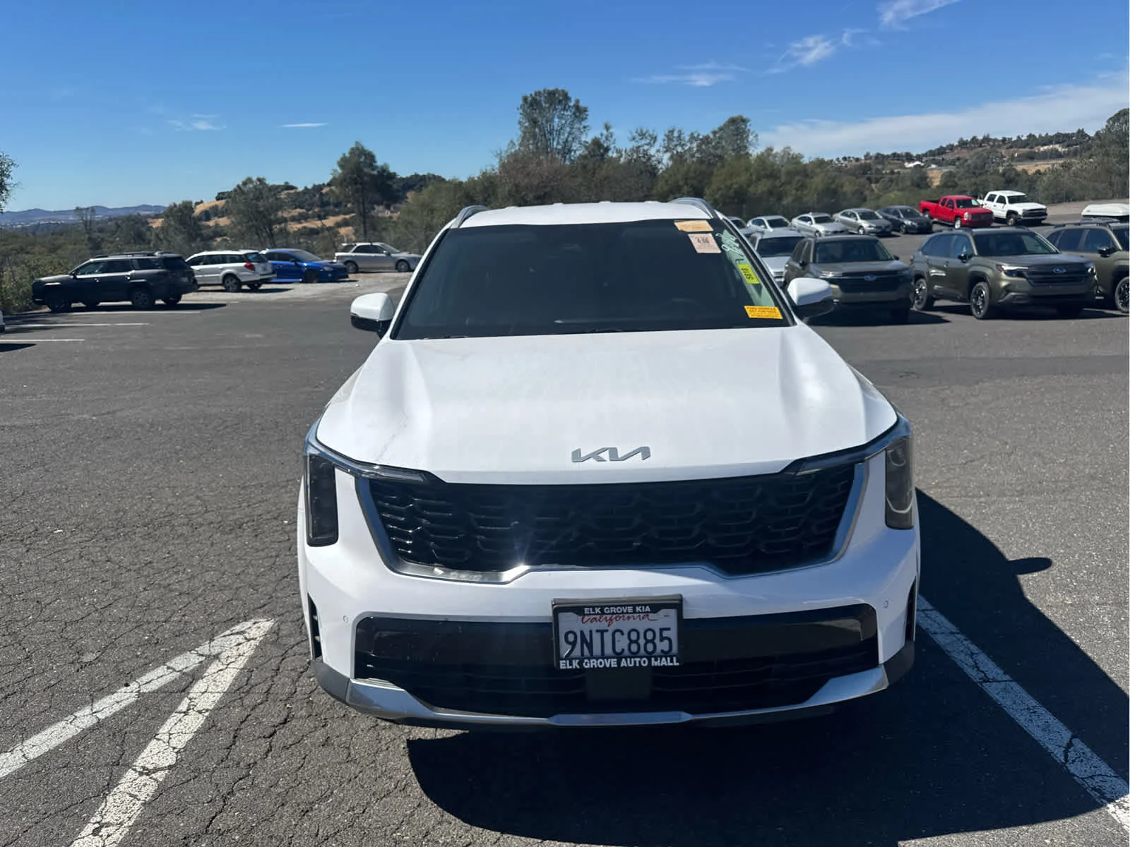 Used 2025 Glacial White Pearl Kia S image 2