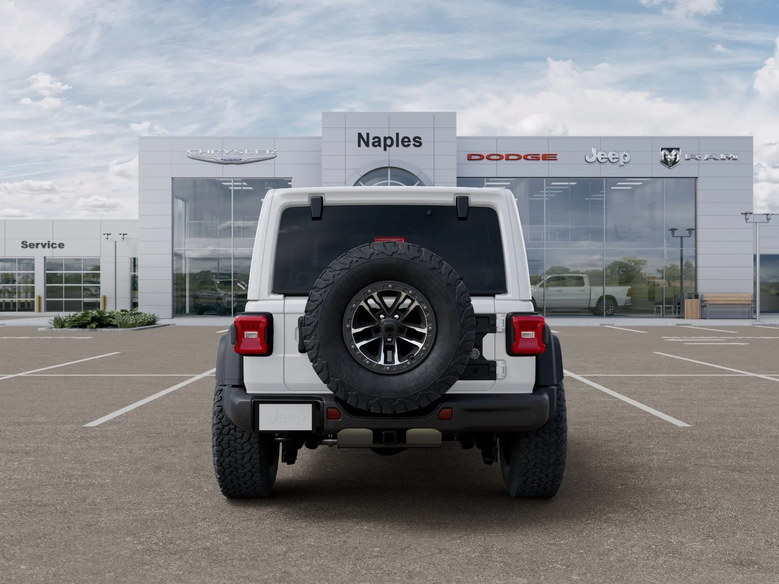 New 2026 Bright White Clear-Coat Exterior Paint Jeep Moab 392 image 33