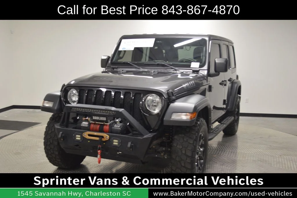 Used 2022 Gray Jeep Unlimited Willys image 1