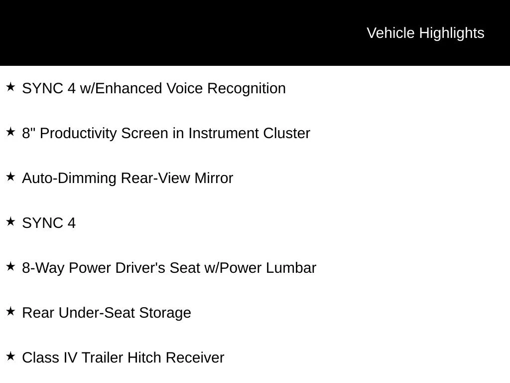 Used 2023 Oxford White Ford XLT image 7